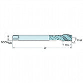 Sandvik HSS-E Blue Spiral Flute PVD FeN coated Tap M18 x 2.5, DIN 376 Standard Shank